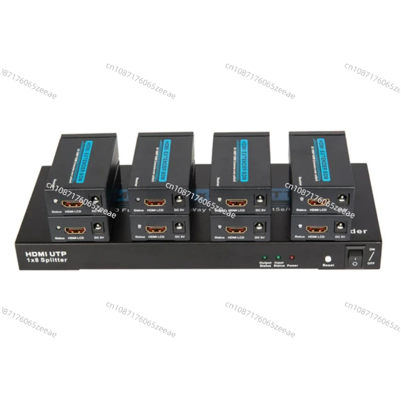 

Разветвитель-удлинитель 1X8 портов через Ethernet-кабель Cat5e/Cat6 7