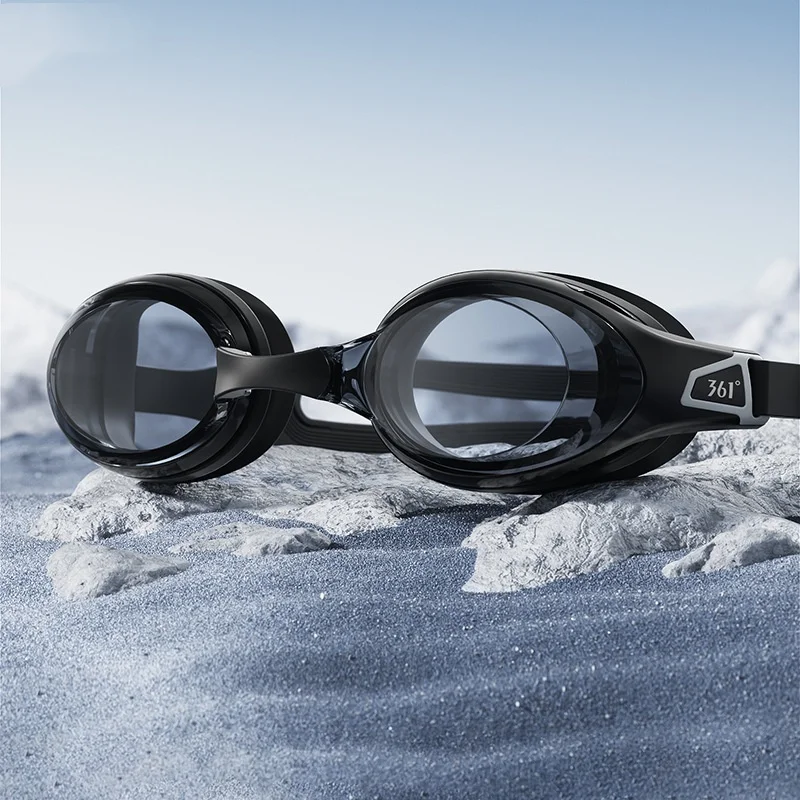 مكافحة الضباب مقاوم للماء قابل للتعديل سيليكون الرياضة قصر النظر نظارات السباحة UV درع الشاطئ تصفح السباحة نظارات قصر النظر الاستحمام نظارات #2