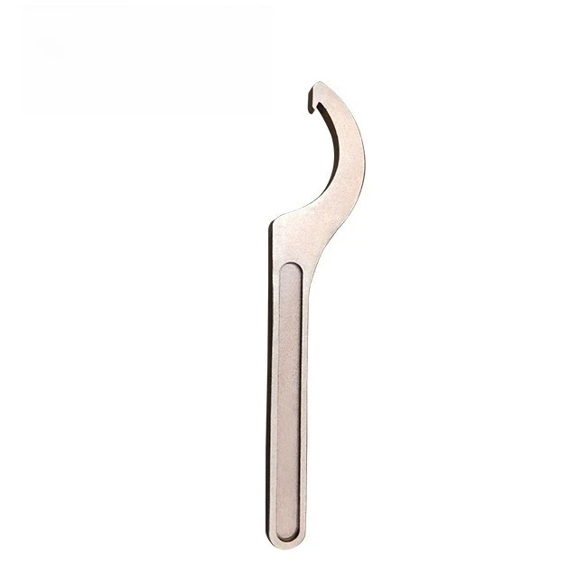 Flat Nut Tool with Restricted Thickness, Aluminum Bronze Explosion Proof Hook Wrench