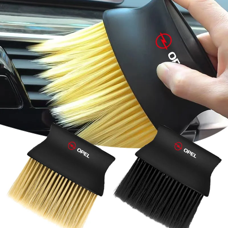 Soft Bristle Car Air Conditioner Cleaning Brush Car Wash Dust Cleaner For Opel Astra G H J F K Insignia Vectra C D Zafira B etc