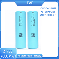 Original EVE 21700 40PL 3.6V 4000mah 70A Battery Cell INR21700/40PL Rechargable Li-ion Battery Discharge Batteries