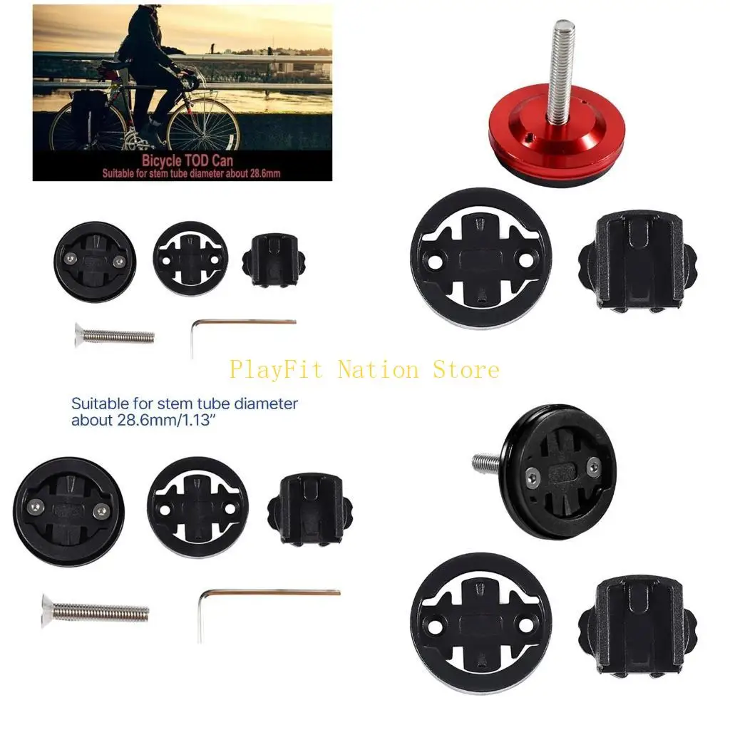 

242F Bike Computer Mount Bracket Stem Top Cycling Stem Top Mount Adapter