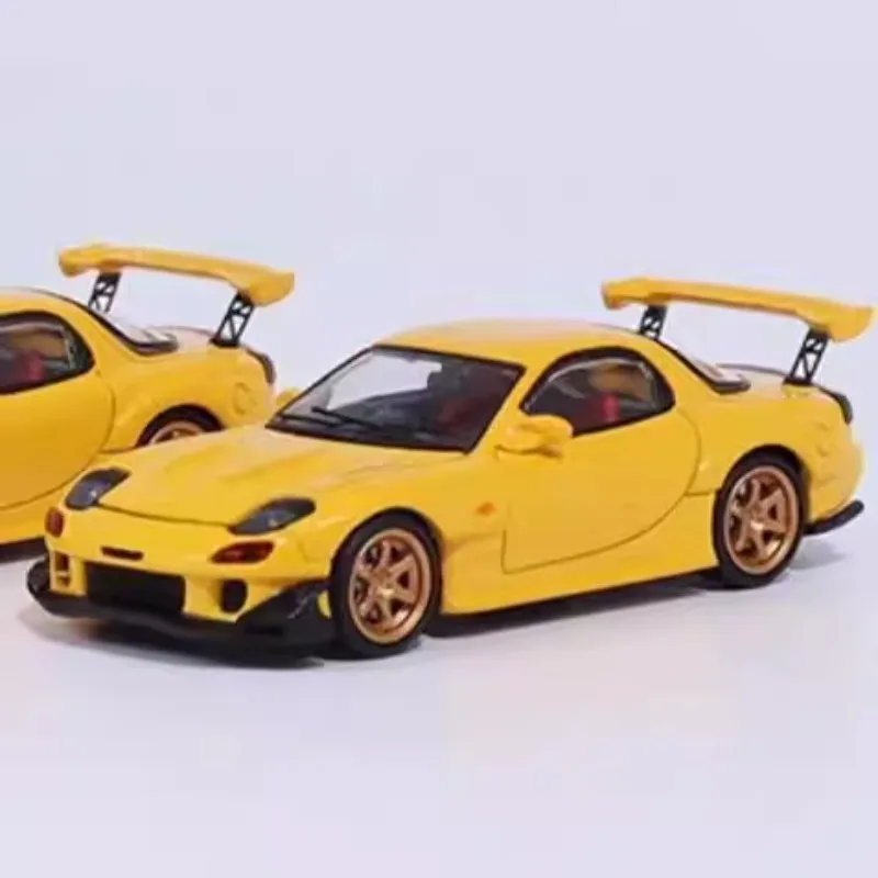 BSC Diecast 1/64 Scale MASTER Alloy Car Model FD3S MASTER RX7 Play Vehicles Toys for Boys Original Box