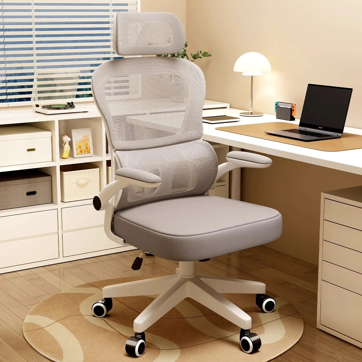 

Luxury contemporary Ergonomic High Back Executive Office Chair Swivel Rolling Desk Chair with Lumbar Support Chaise De Bureaux