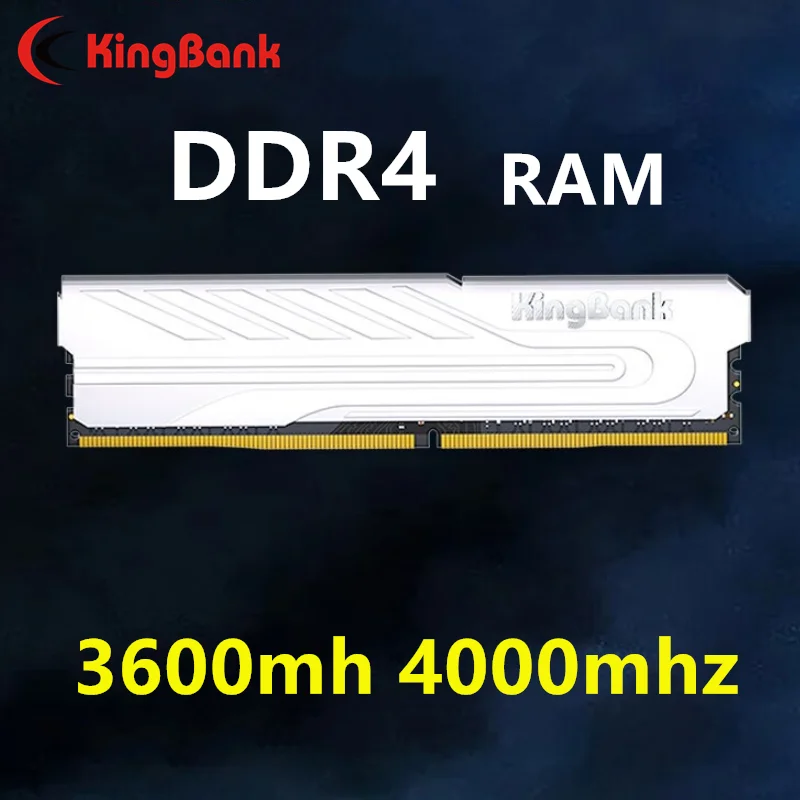 KingBank  original DDR4 memory 8GB 16GB 32GB gaming RAM 3600mhz 4000MHz desktop computer memory