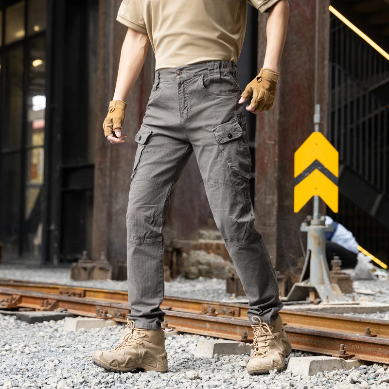 New Product - Summer New Style Tactical Casual Pants Trendy Sports Pants Multi-pocket Loose Large Size Work Pants Men's