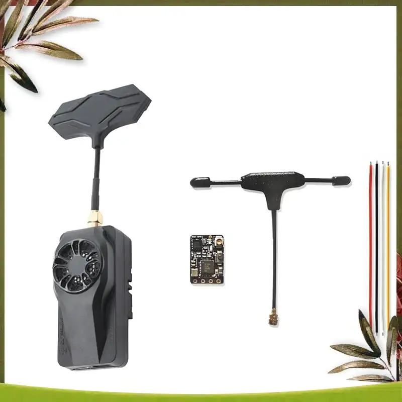 Nuovo-Per EMAX Aeris Link RX TX 1W Ricevitore + Kit Trasmettitore Con Ventola Di Raffreddamento Per RC Aereo FPV Drone ELRS Mini