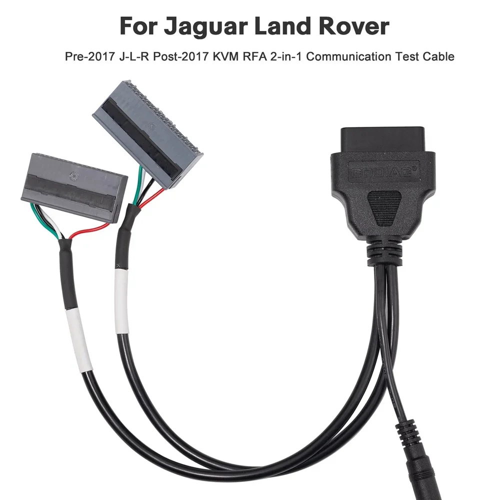 GODIAG For Jaguar Land Rover Pre-2017 J-L-R Post-2017 KVM RFA 2-in-1 Communication Test Cable