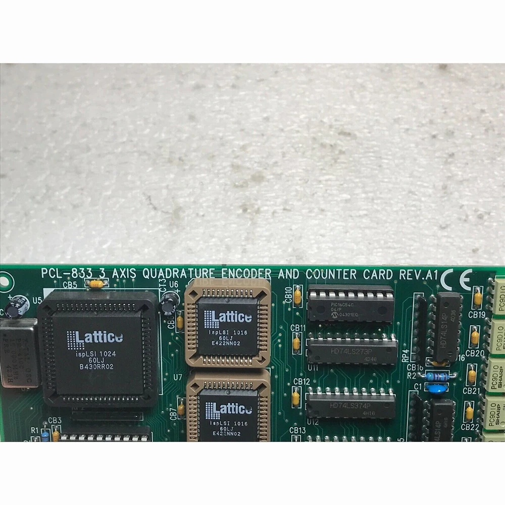PCL-833 3 軸直角 NECODER およびカウンター カード REV.A1 アドバンテック データ キャプチャ カード用