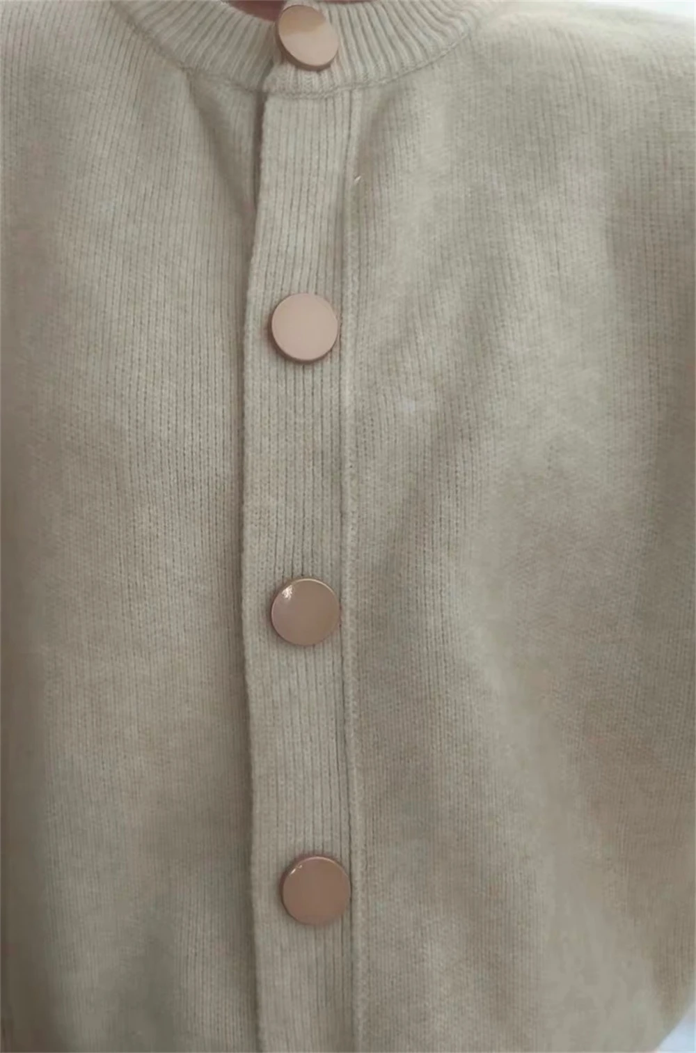 Jaket Sweater rajut wanita, gaya lembut Chic warna Solid dada tunggal jaket malas longgar leher O musim gugur musim dingin semua cocok atasan kardigan