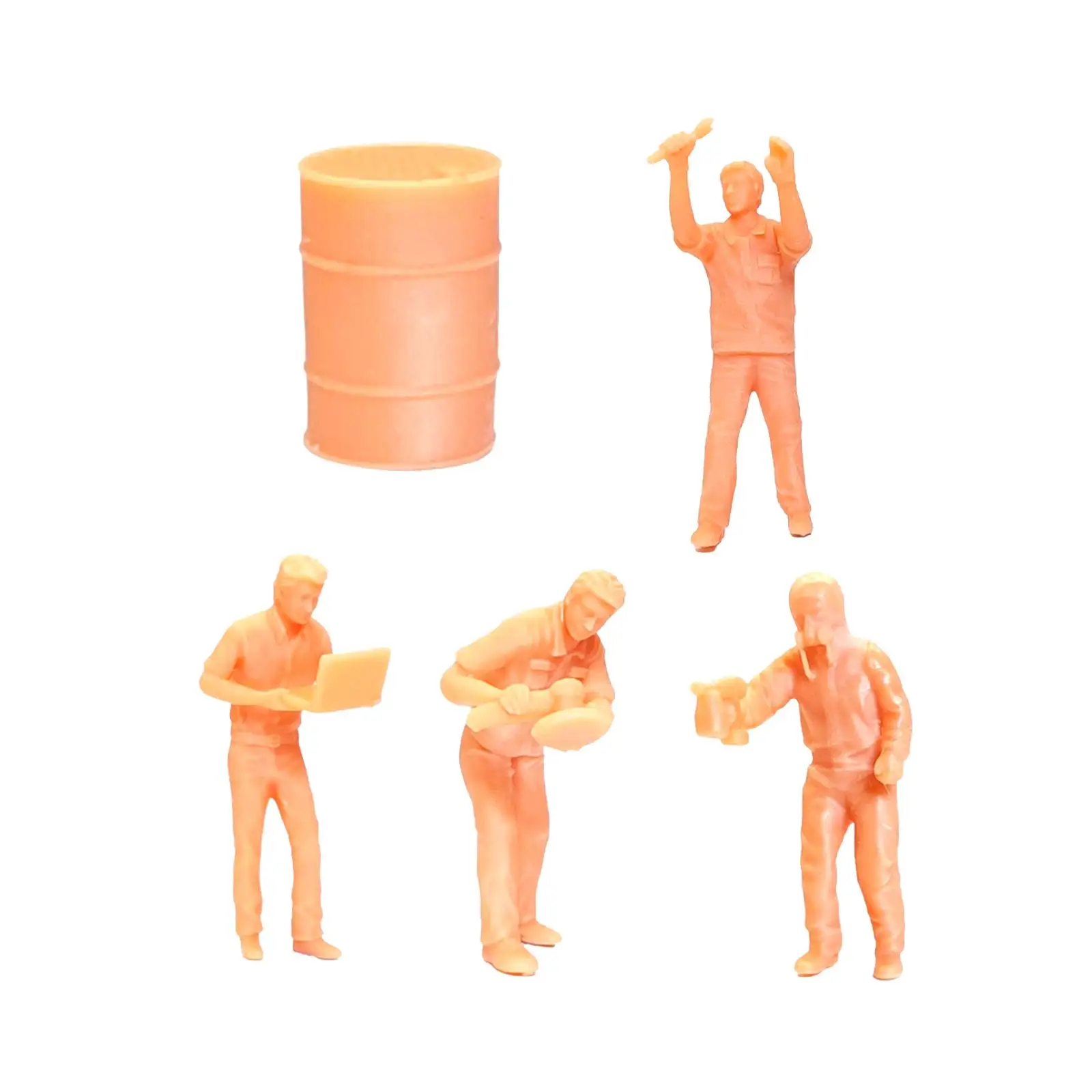 1:64 People Figurines Mini People Model for DIY Projects Ornament Layout