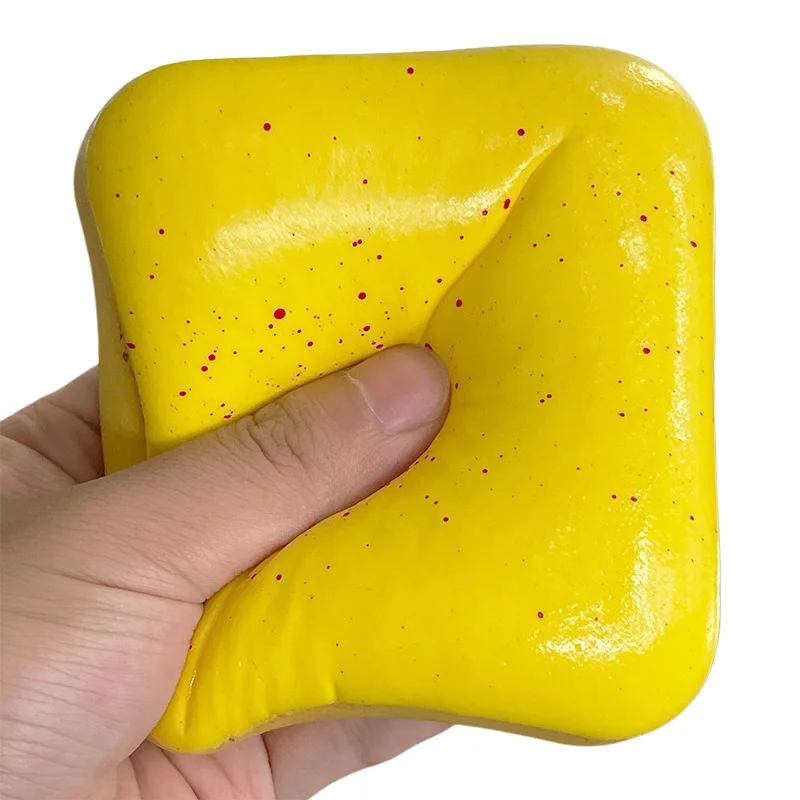 Slow Rising Squishy Toast Bread Toy Soft Squeeze Stress Relief Foam Bread Squishy Kawaii Decompression Toy Kids Gift