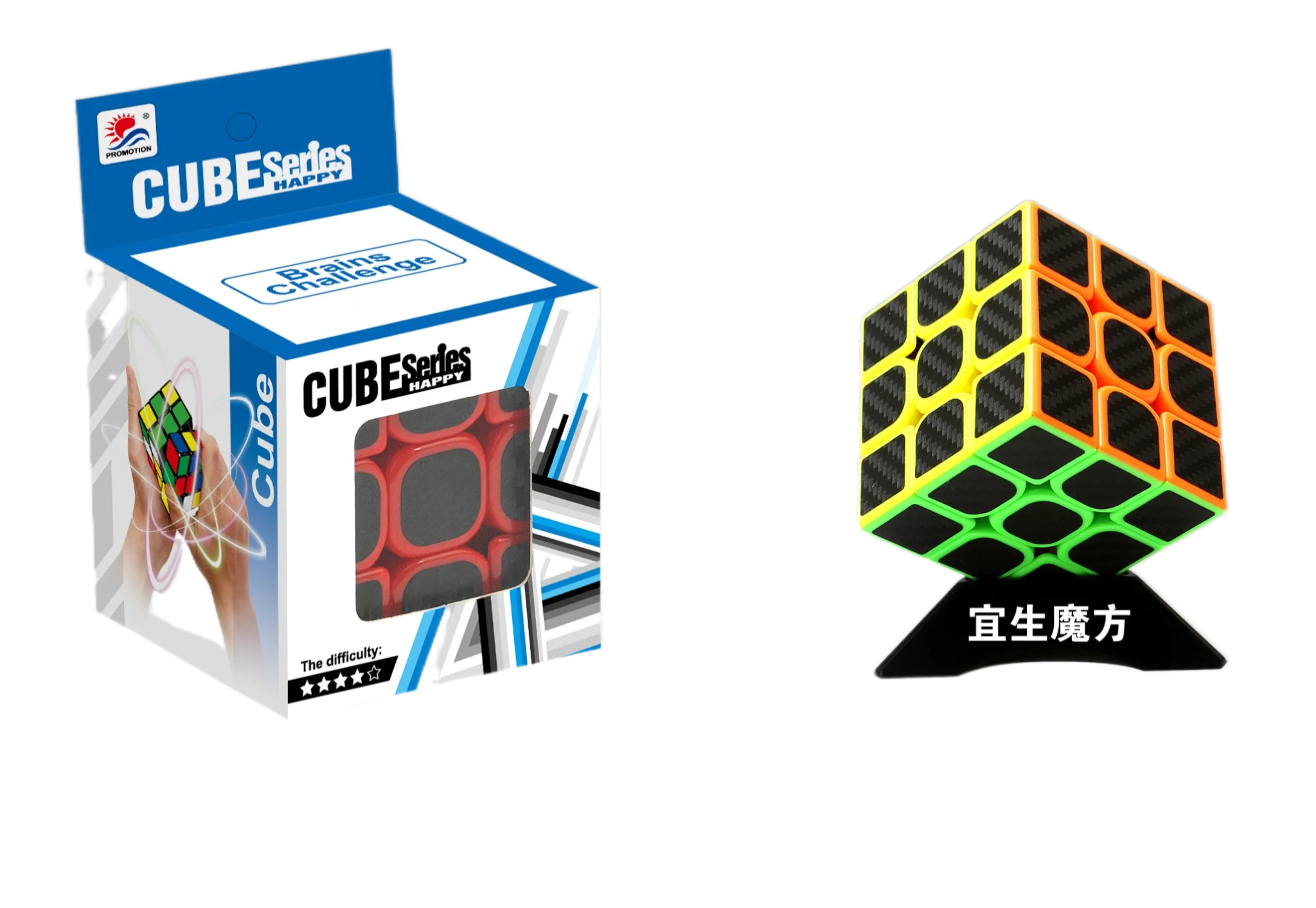 Yisheng 매직 큐브 3x3 퍼즐 장난감 교육 두뇌 티저 게임 탄소 섬유 열전달 큐브 캔디 마카롱 컬러 어린이 선물