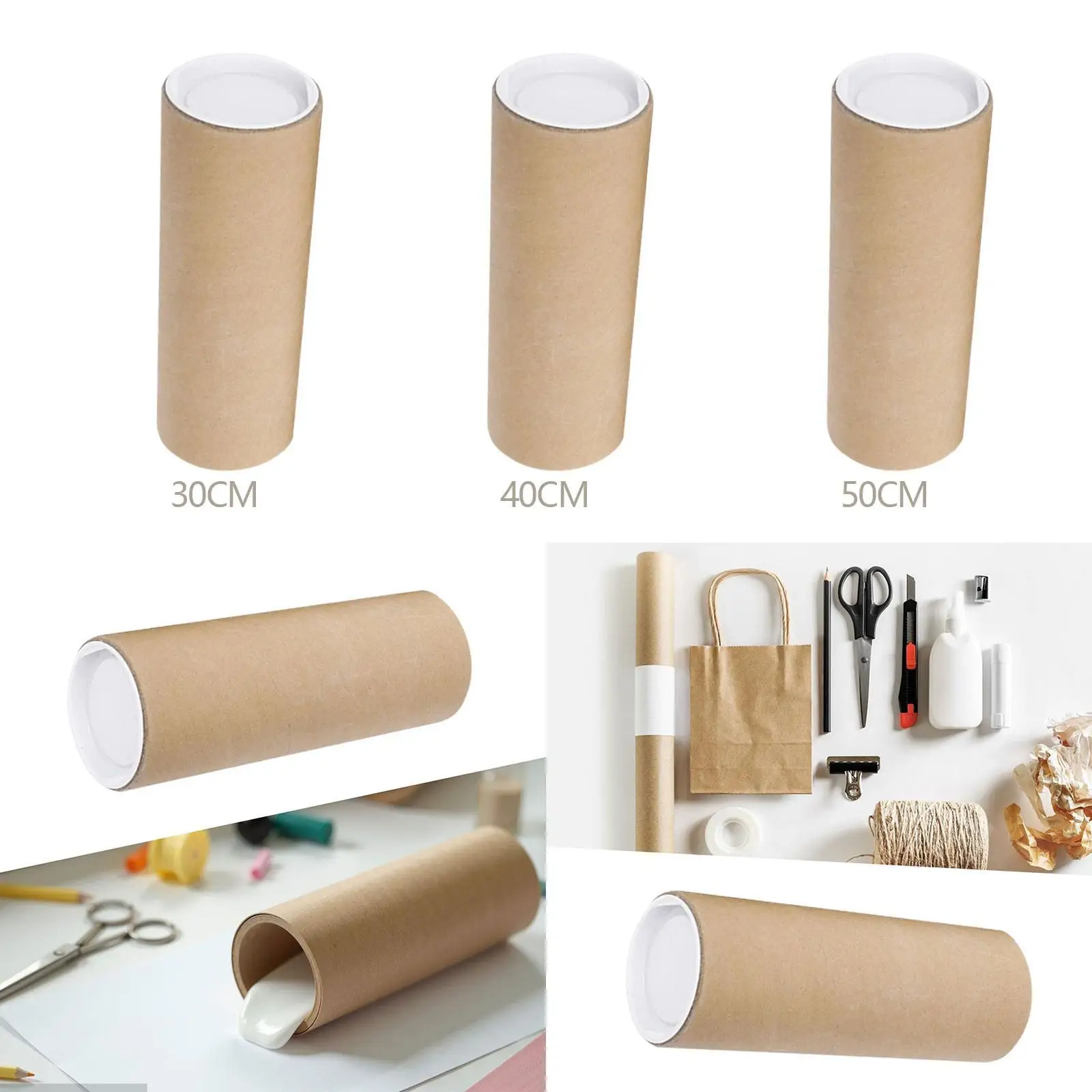 Poster Tube Packaging Mailing Tube for Paintings Art Prints Blueprints