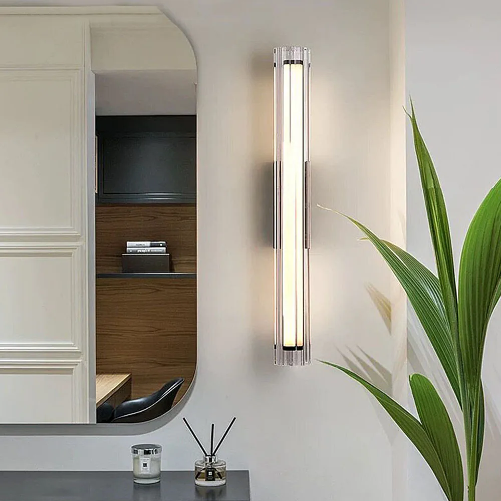 Minimalist Glass Wall Lamp Modern Designer Bedroom Room Living Room Lighting