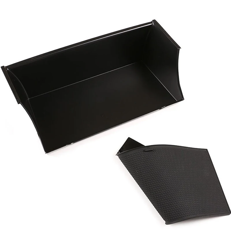 صندوق تخزين مركزي أسود للسيارة ، اكسسوارات السيارات ، صندوق هاتف ، ABS ، لاند روفر ديفيندر 90 ، 110 ، 2020 ، 2021 ، 2022 ، 2023 ، 2024