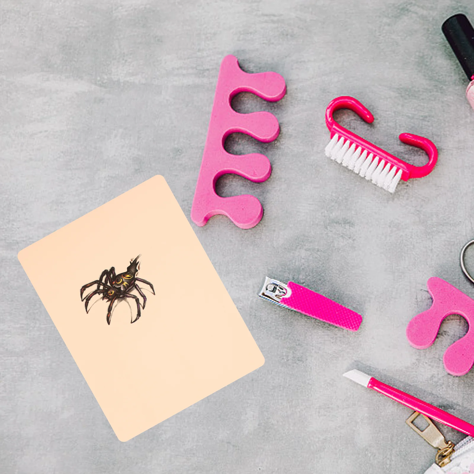 

6pcs Silicone For Tattoo Training Artificial Practice Blank Tattoos Salon Fake Skin Tattooing Practice Tool