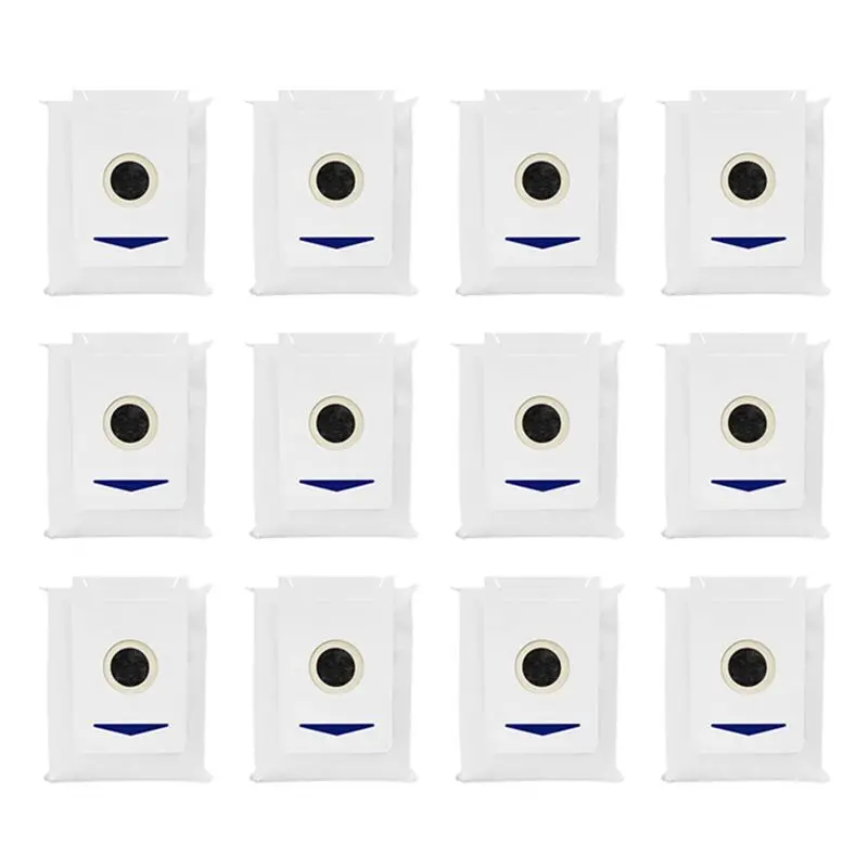 

12 шт. совместимых пылесборников для роботов Ecovacs Debot T30 Pro / T30 Pro Omni / T30 Max, запасные пылесборники-B61B