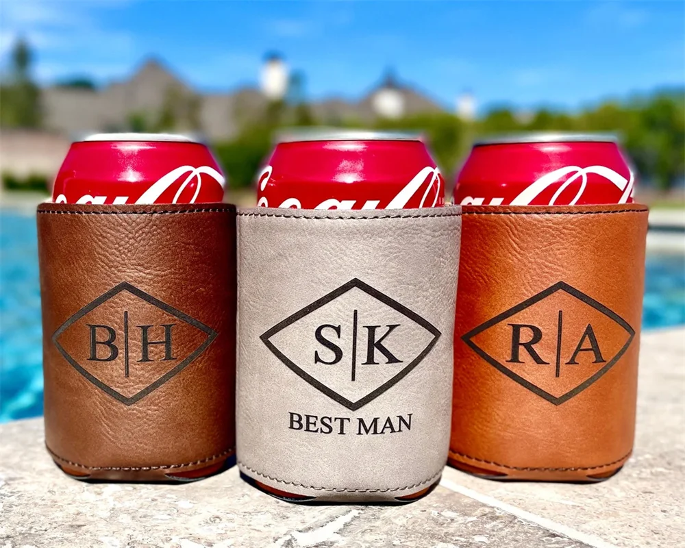 

Engraved Can Coolers, Bachelor Party Gifts, Groomsmen Gifts, Groomsmen Proposals, Beer Holder, Beer Can Holder, Bottle Holder, G