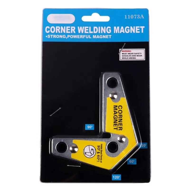 60/90/120° Degree Magnet Welding Locator Holder Weld Fixture Corner Clamp Fixer Welder Soldering Tools