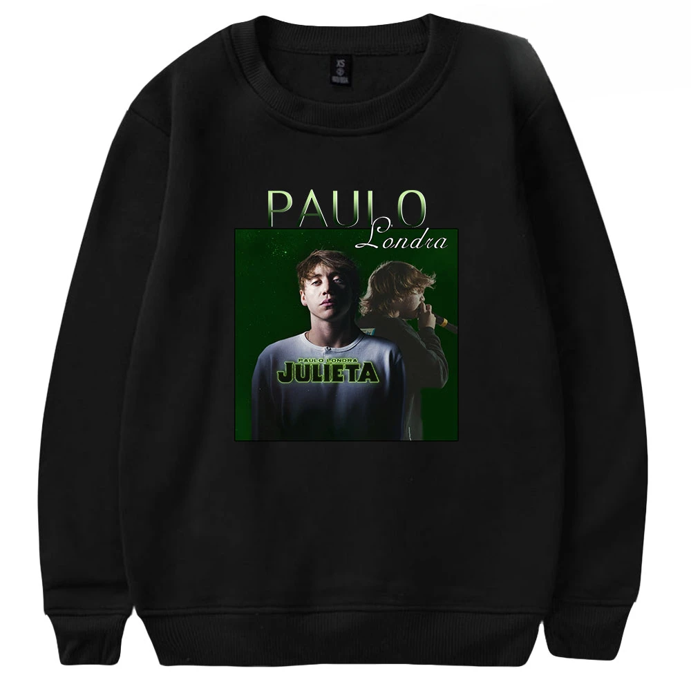 Rapper Paulo Londra Oversized Hoodie Women Men O-neck Long Sleeve Crewneck Sweatshirt Casual Tracksuit Hip Hop Clothing