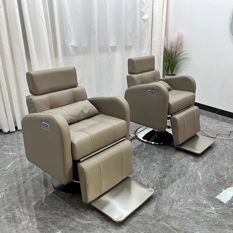 

# New Arrival Wholesale Modern Hair Salon Barber Chair Synthetic Leather Electric Hair Styling Chair For Barber Shop