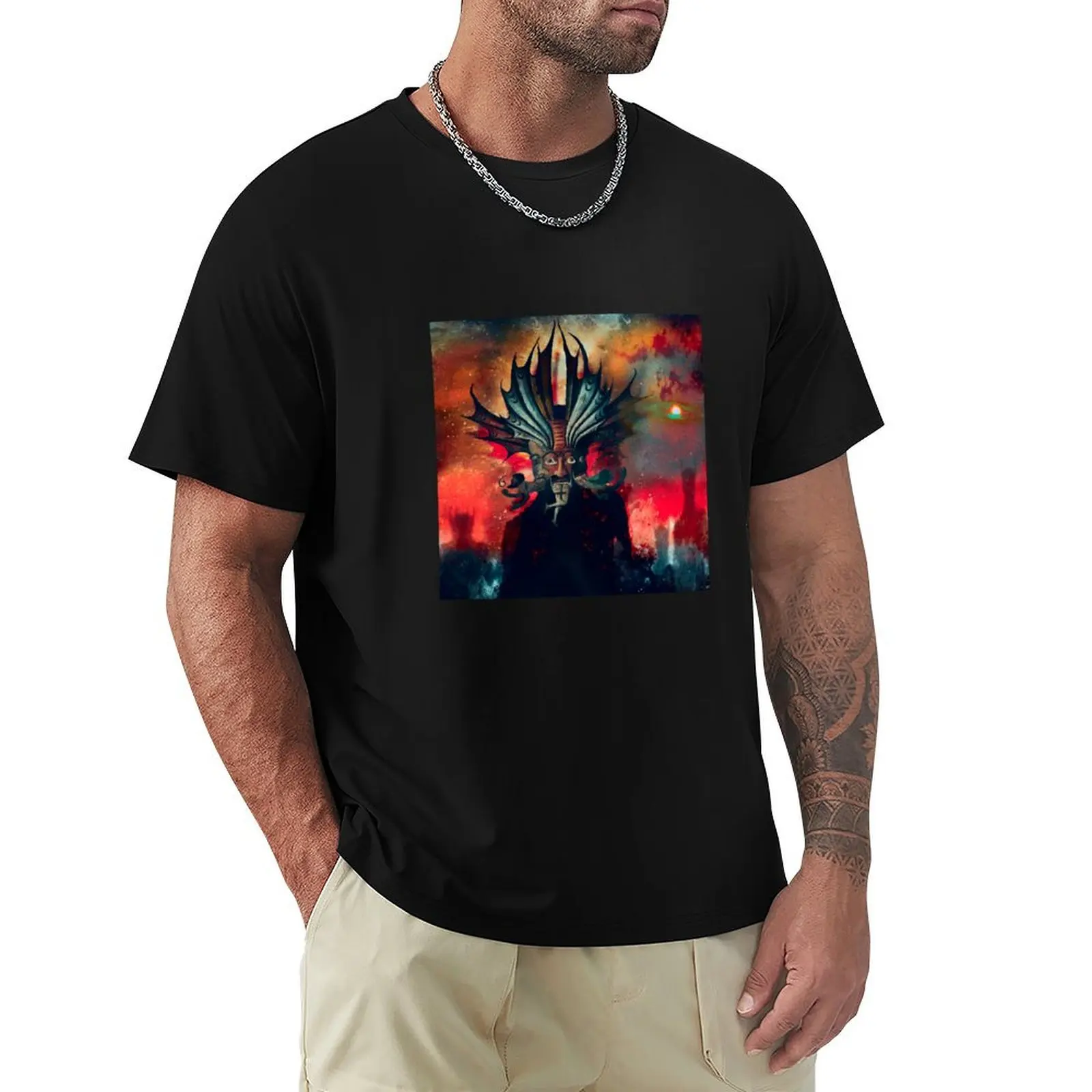 Bill Laswell mix tape art T-Shirt Big and Tall Loose Fit T-Shirt