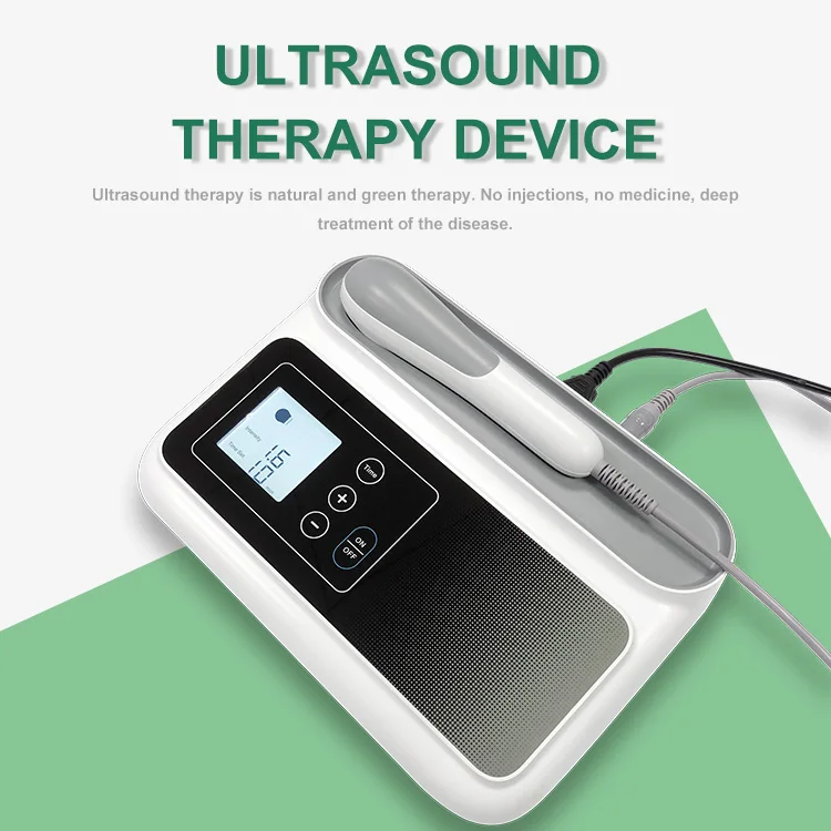 handheld back shoulder massager 1Mhz wound healing ultrasound therapy equipment physical therapy device