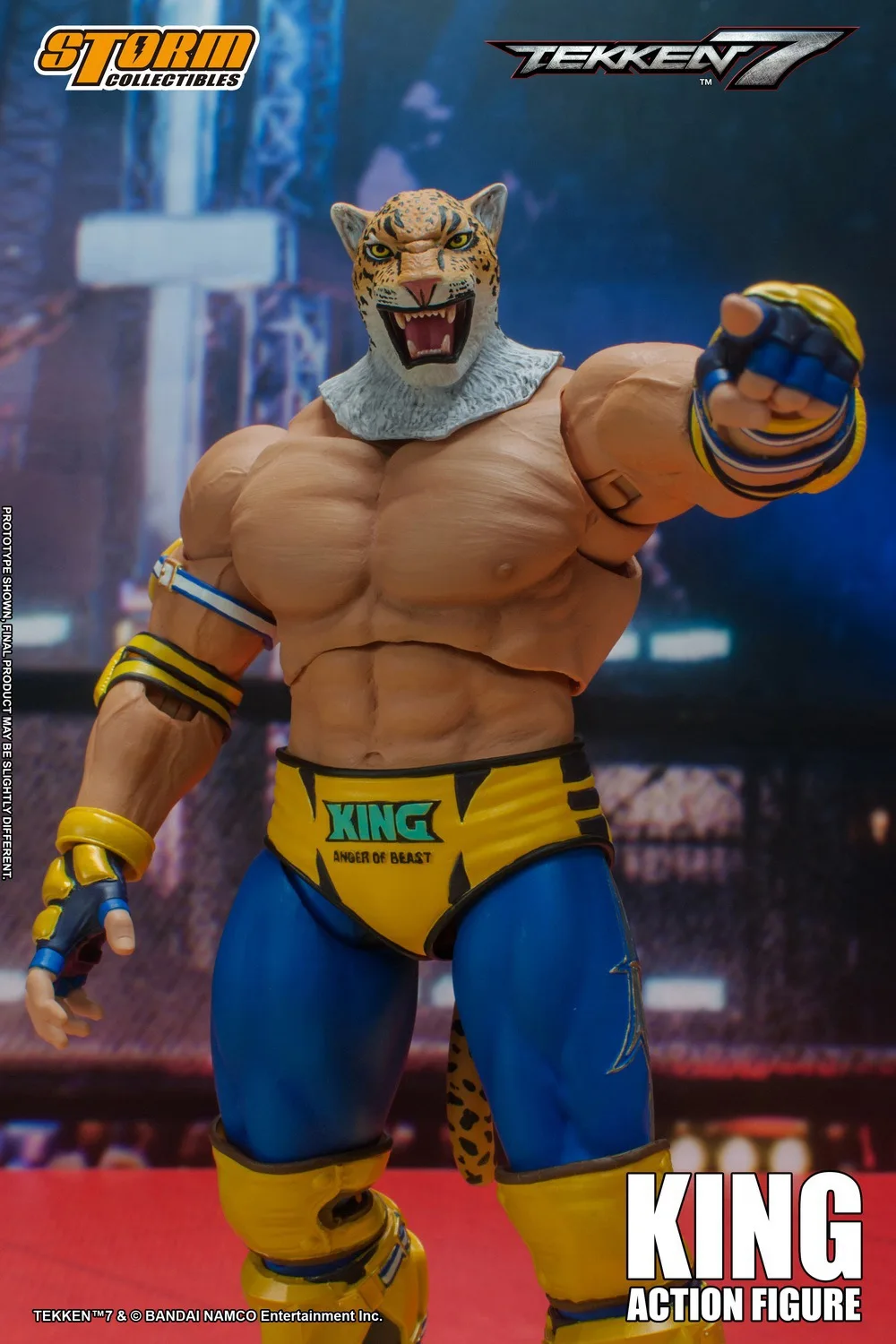 Tersedia Mainan Badai BNTK04 1/12 Skala Tekken 7 King Panther King 6 Inci Mainan Model Figur Aksi untuk Koleksi Penggemar