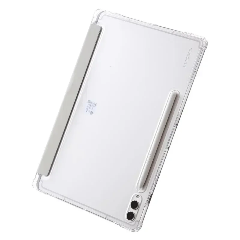 

Чехол для планшета с Y-образной подставкой для Samsung Tab S10 S9 S8 Plus S7 FE A9 A8, жесткий HD, прозрачный противоударный чехол 11 12,4 дюйма
