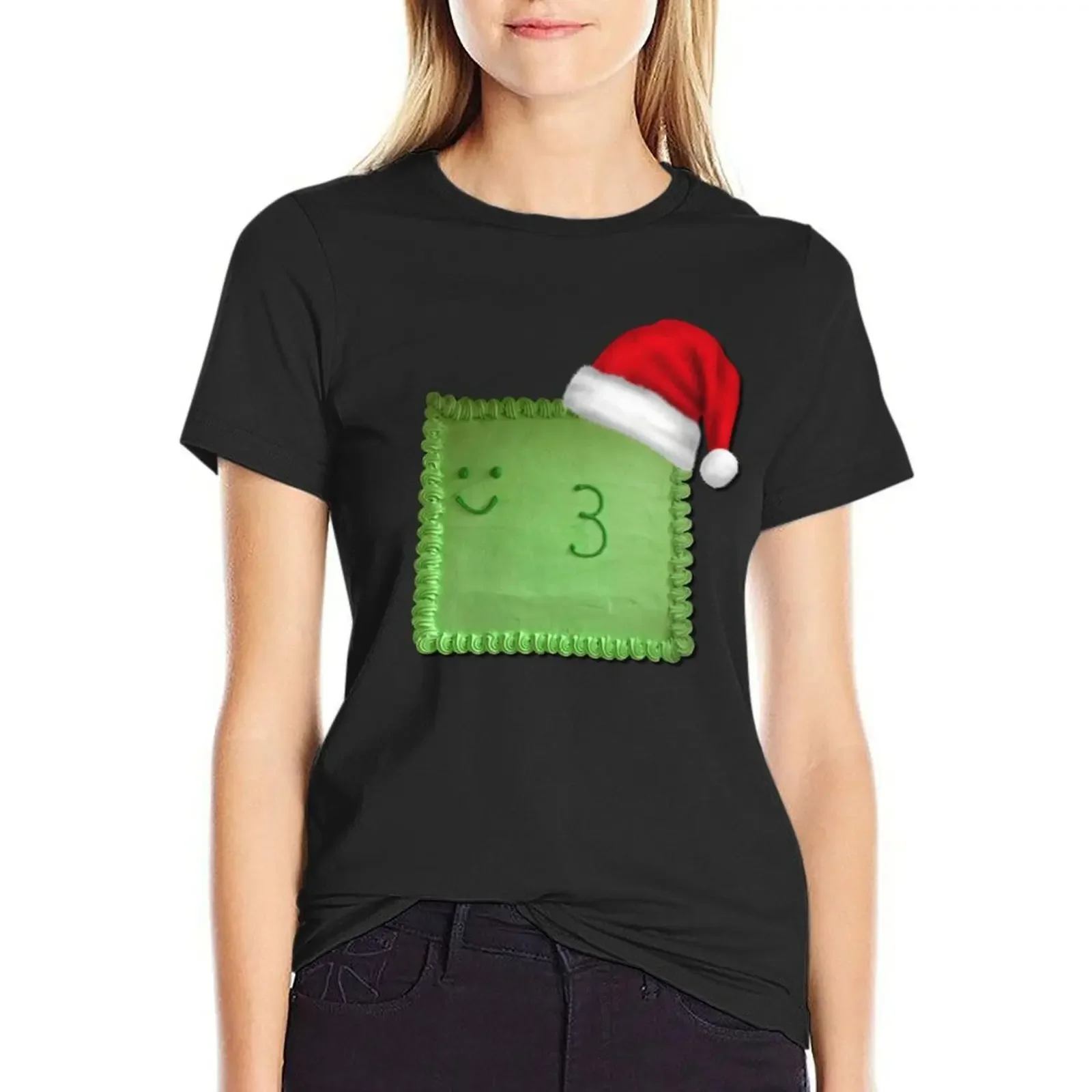 

Christmas Frog Cake :) T-Shirt sublime anime Blouse woman t shirt