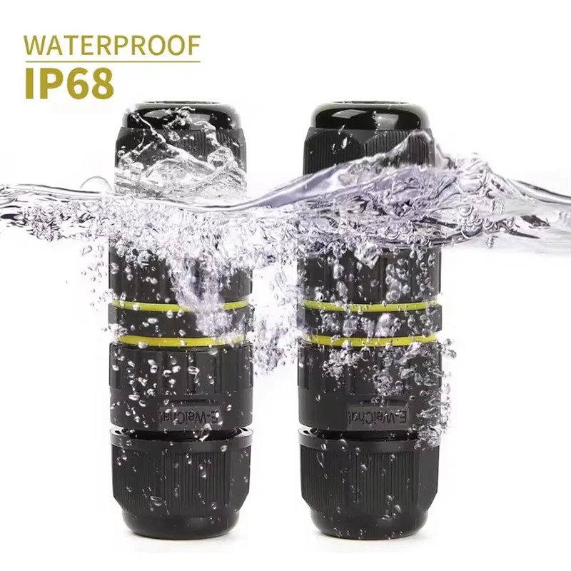 ABDJ-Outdoor مقاوم للماء IP68 صندوق وصلات 5 قطعة موصل كابل كهربائي 2/3 طريقة M16 نطاق السلك (3.5-10 مللي متر) 3 طرق