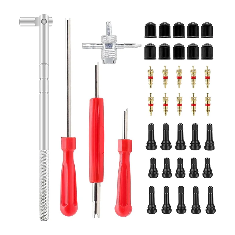 

Valve Stem Puller Installer Tool, Single Head Tire Valve Core Remover Installer Tool(40Pcs) Durable Easy To Use