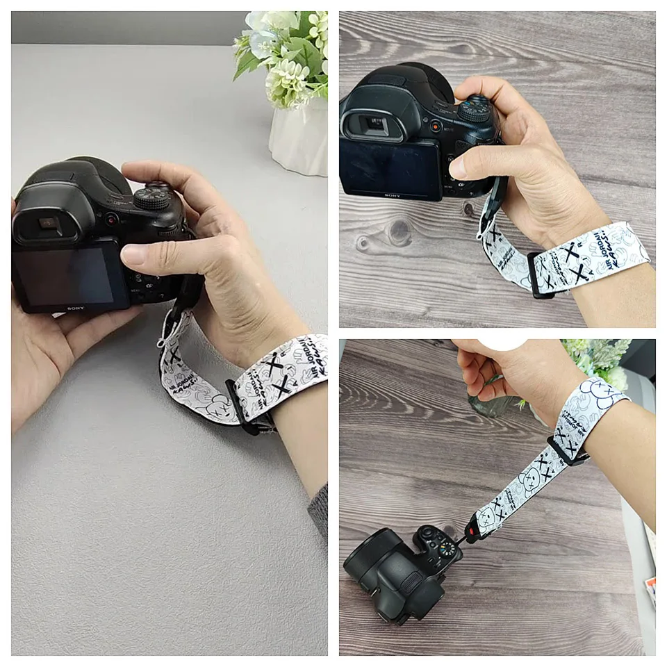 Camera Rapid Quick Release Shoulder Neck wrist Straps Universal cartoon cute minimalist for Leica Canon Fuji Nikon Sony DSLR SLR