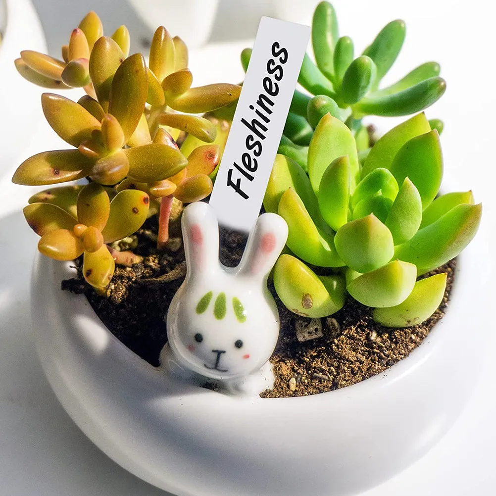 200Pcs Plant Labels PP Plastic Garden Markers for Indoor Outdoor Potted Plants Greenhouse Gardening Plant Identification Label