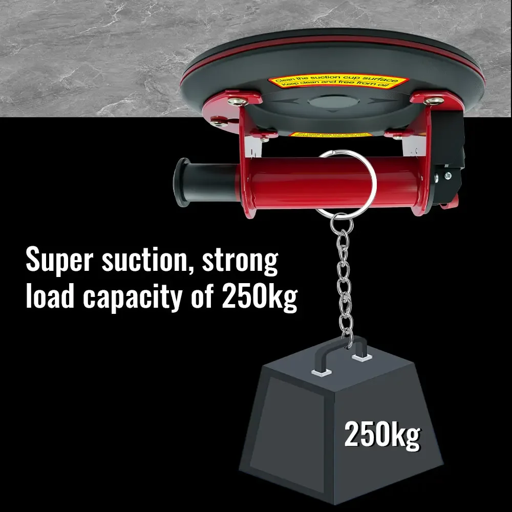 Vacuum Suction Cup 250 Kg Carrying Capacity Vacuum Suction Cup Heavy Duty Lifter for Granite Tile Glass Manual Lifting