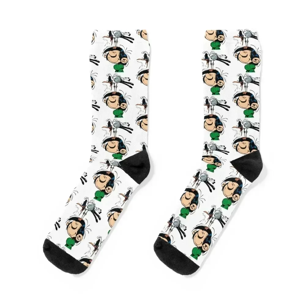 

Gaston lagaffe Socks Children's Men's Toe sports cute Women Socks Men's
