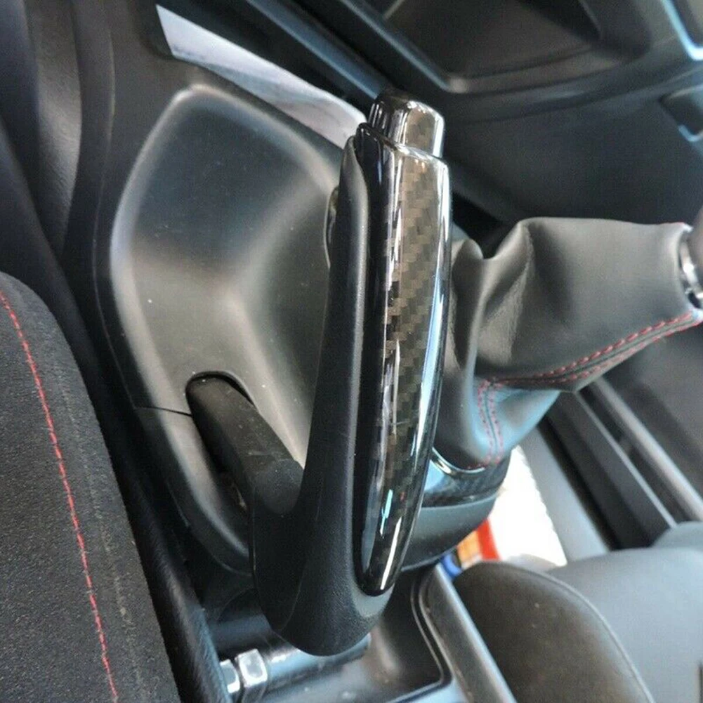 

1Pcs Carbon Fiber Hand Brake Trim Cover For Honda Civic Coupe Sedan 2006-2011 Handbrake Sleeve Protector Auto Handbrake Grips