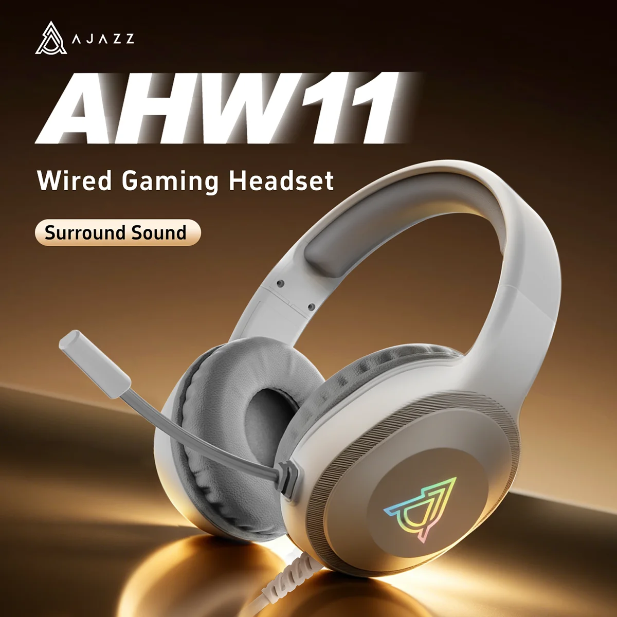AJAZZ AHW11 Wired Gaming Headset - Best Value Choice with RGB Lighting and Noise Reduction