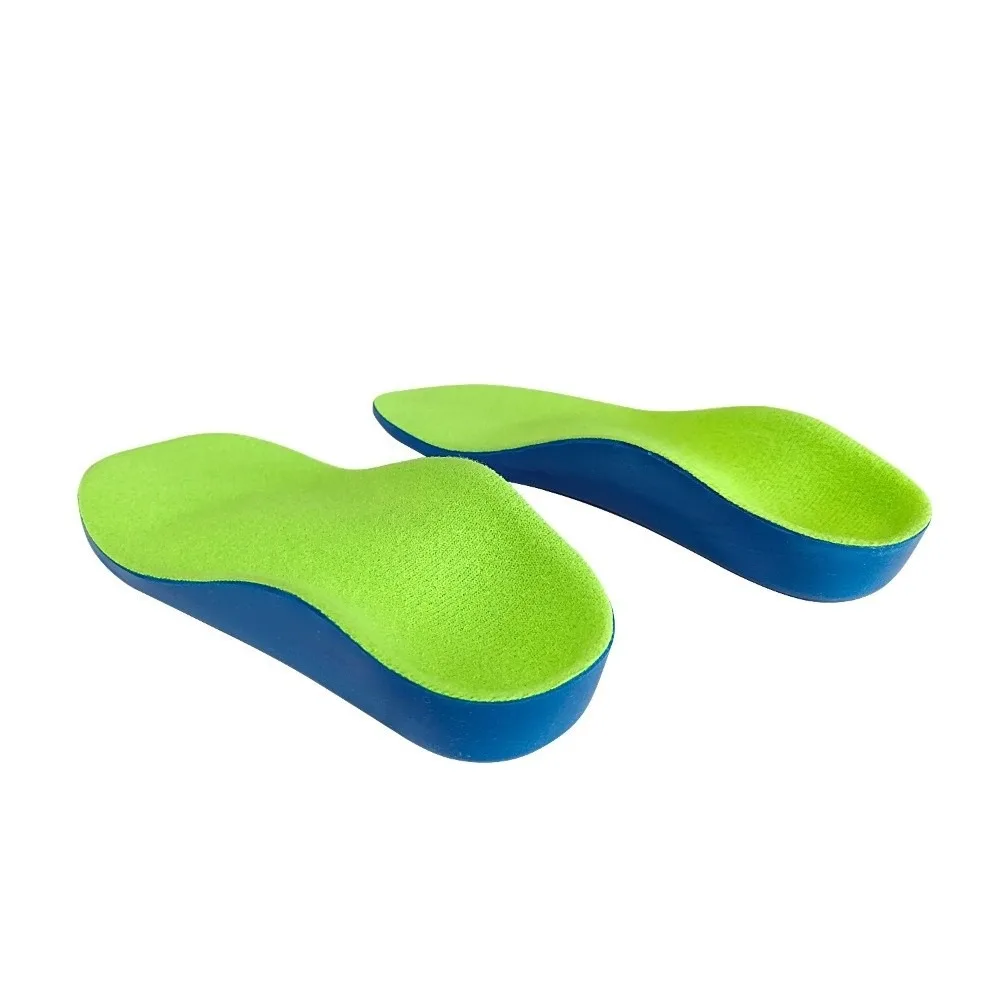 1 Pair 3D Children Orthopedic Shoes Insoles Foot Eversion Support Velvet Flat Foot Arch Support Valgus Correction Breathable