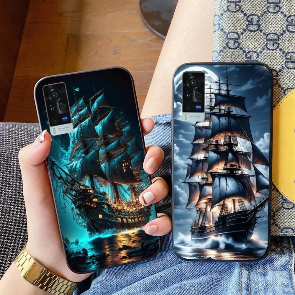 Pirate Corsair Mobile Cell Phone Case for VIVO Y95 Y93 Y31 Y20 V19 V17 V15 Pro X60 NEX Black Soft Phone Cover Funda