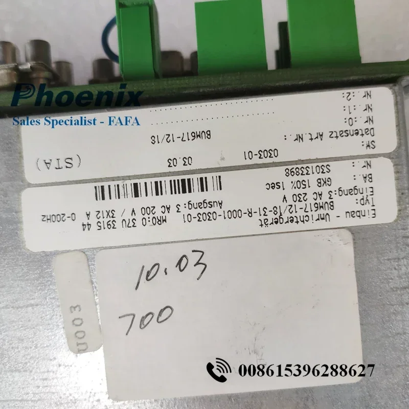 Azionamento motore fontana inchiostro BUM 617-12/18-312-R-001-A010-03 BUM617 per macchina da stampa offset Roland 700 di alta qualità