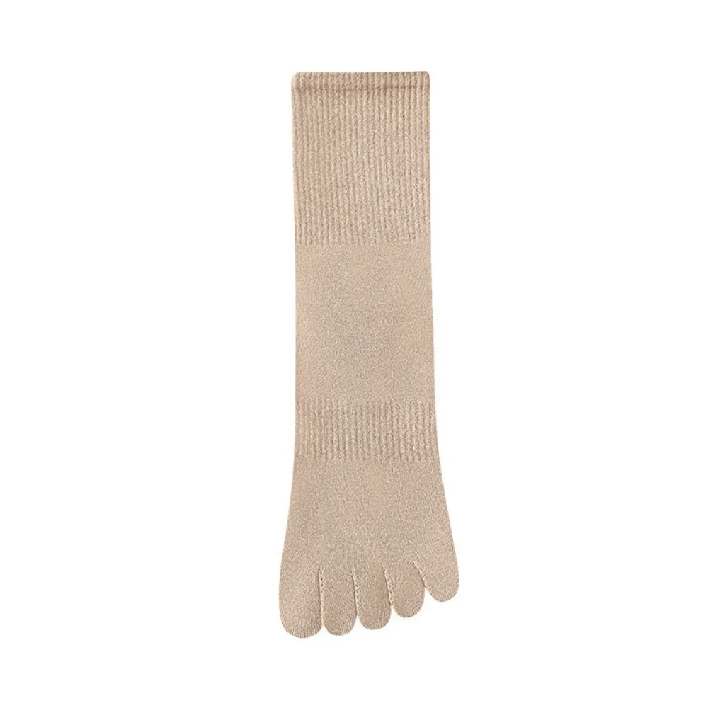 

With Separate Fingers Five Finger Socks Thin Short Tube Low Cut Ankle Sports Socks Breathable Sweat-absorbing Cotton Toe Socks