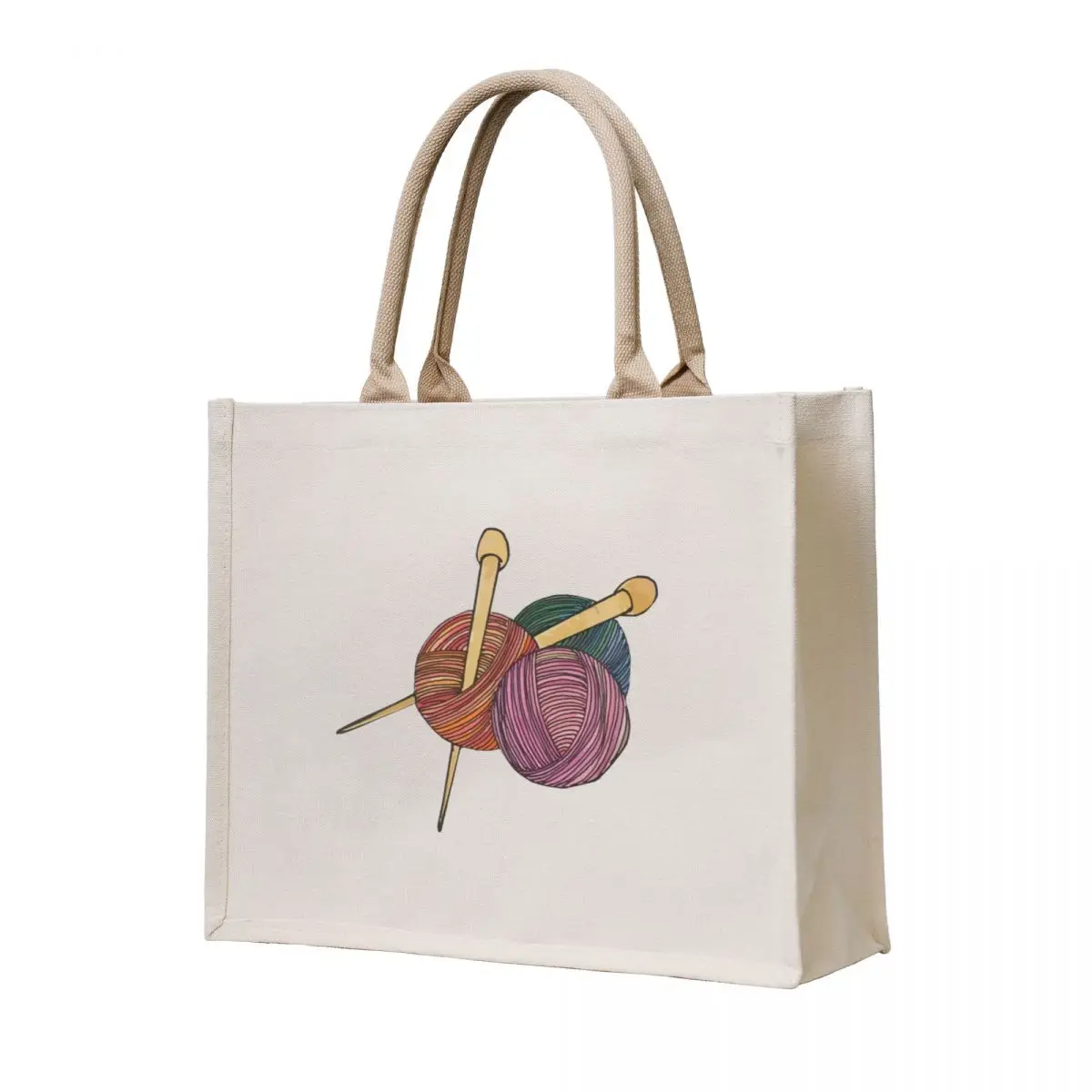 

Yarn & Needles Tote Bag sac pour femme shopping bags foldable tote bag canvas