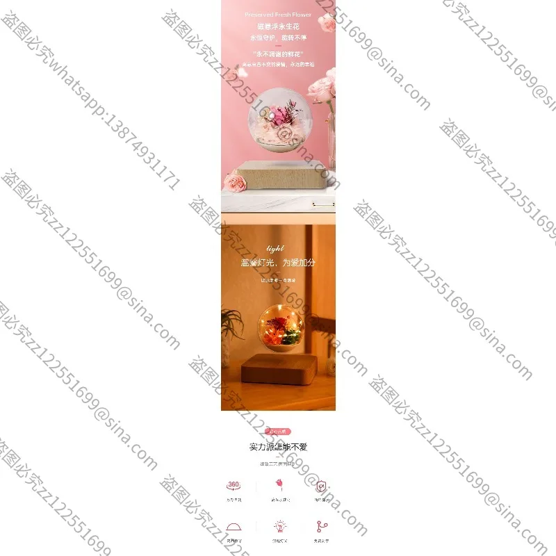 

Suitable for Immortal Flower Rose Ornament, Office Ornament