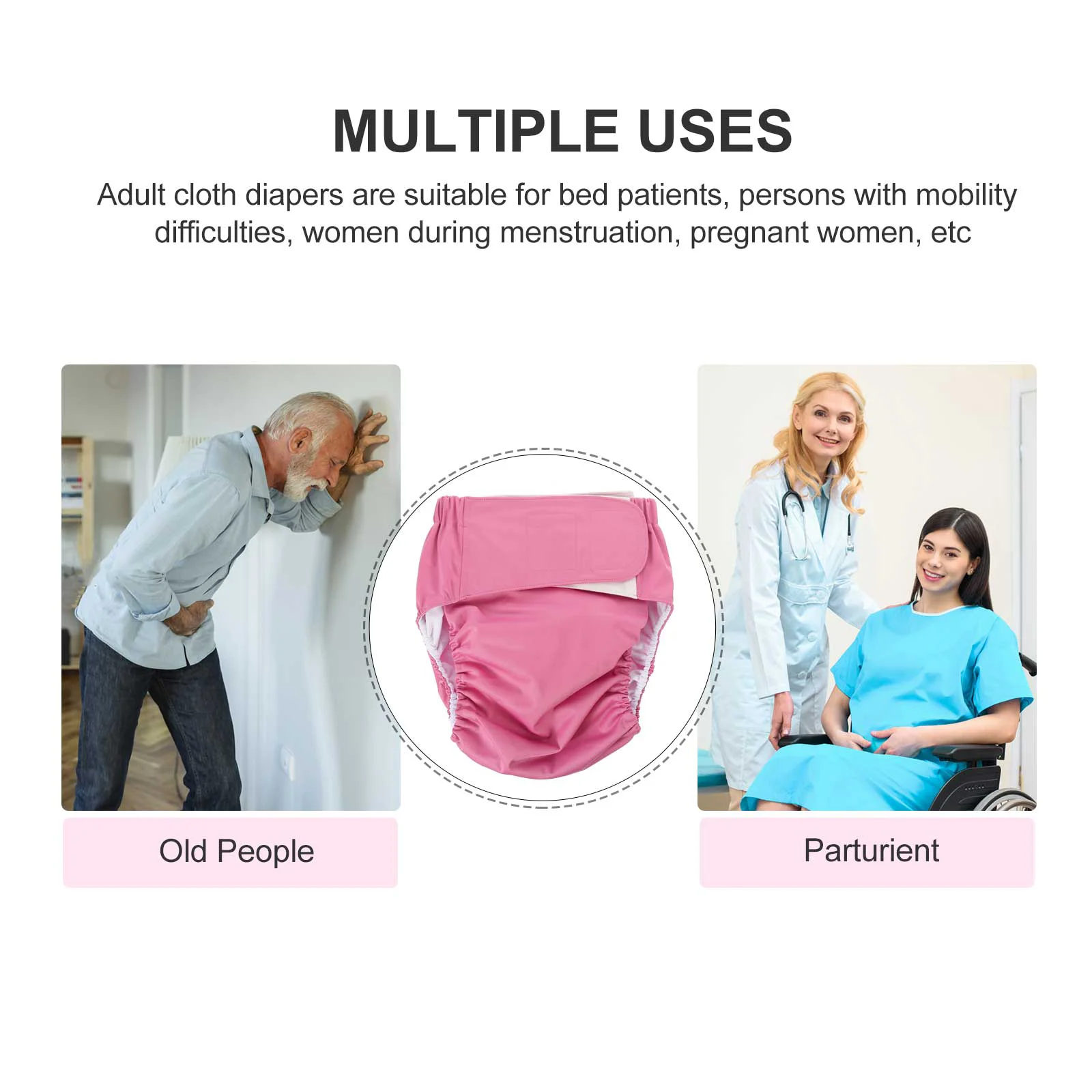 Pants for The Elderly While Lingerie Incontinence Adult Postpartum Reusable Urinal