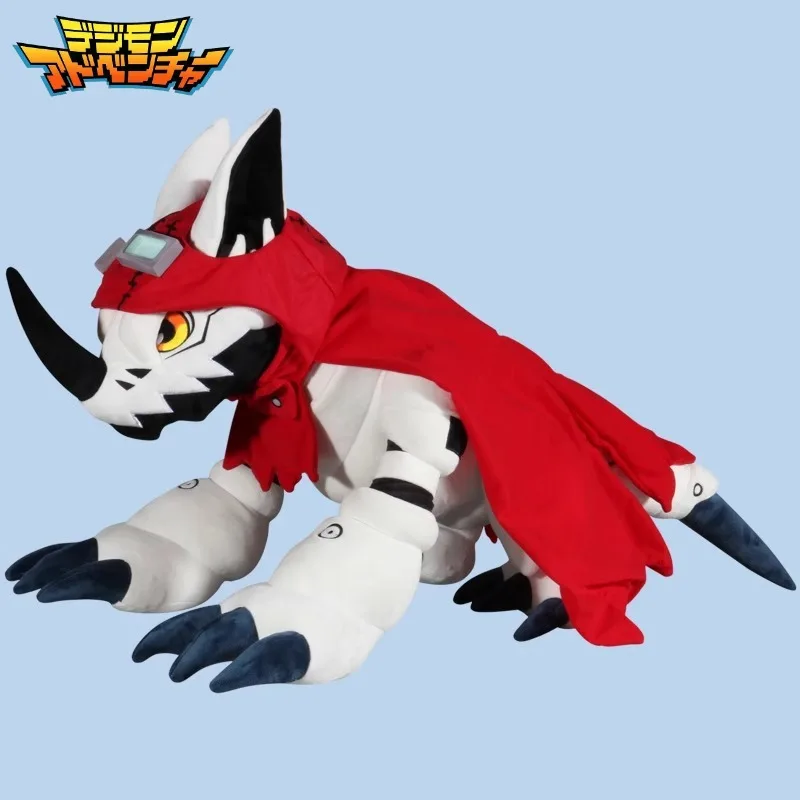 60cm Super Big Size Hackmon Digimon Anime Plush Stuffed Doll Kawaii Room Decoration Plushies Children's Pillow Holiday Gift