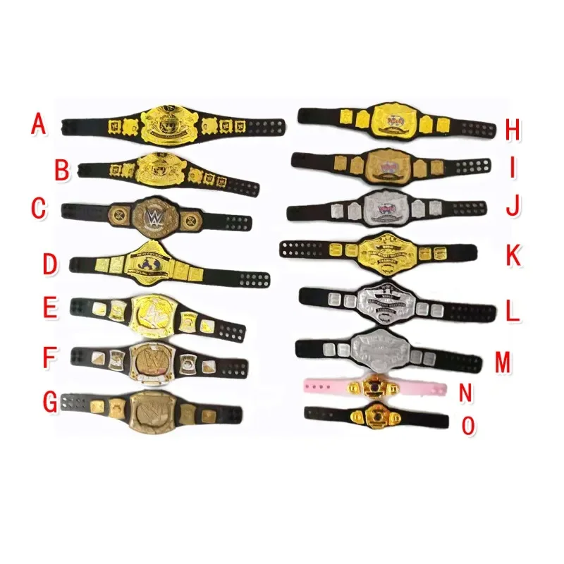 Original Anime Wrestler Doll Accessory Heavyweight League All-American Championship Belt for Doll