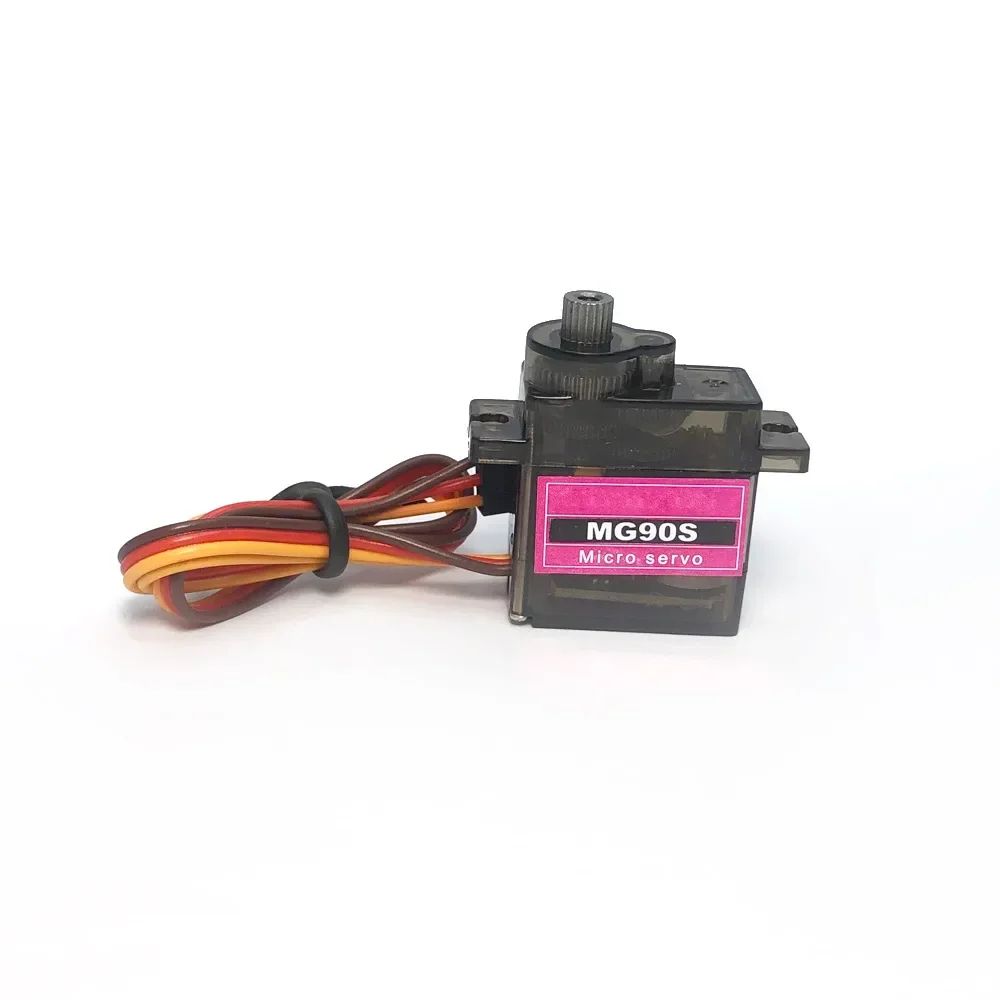 2/4/5/10/20/50 Stück MG90S Servo Vollmetallgetriebe Micro Servo 180 ° /360 ° Für RC-Helikopter, Flugzeuge, Boote, Autos, Roboter: Verbesserte Version Teile – Detail 3