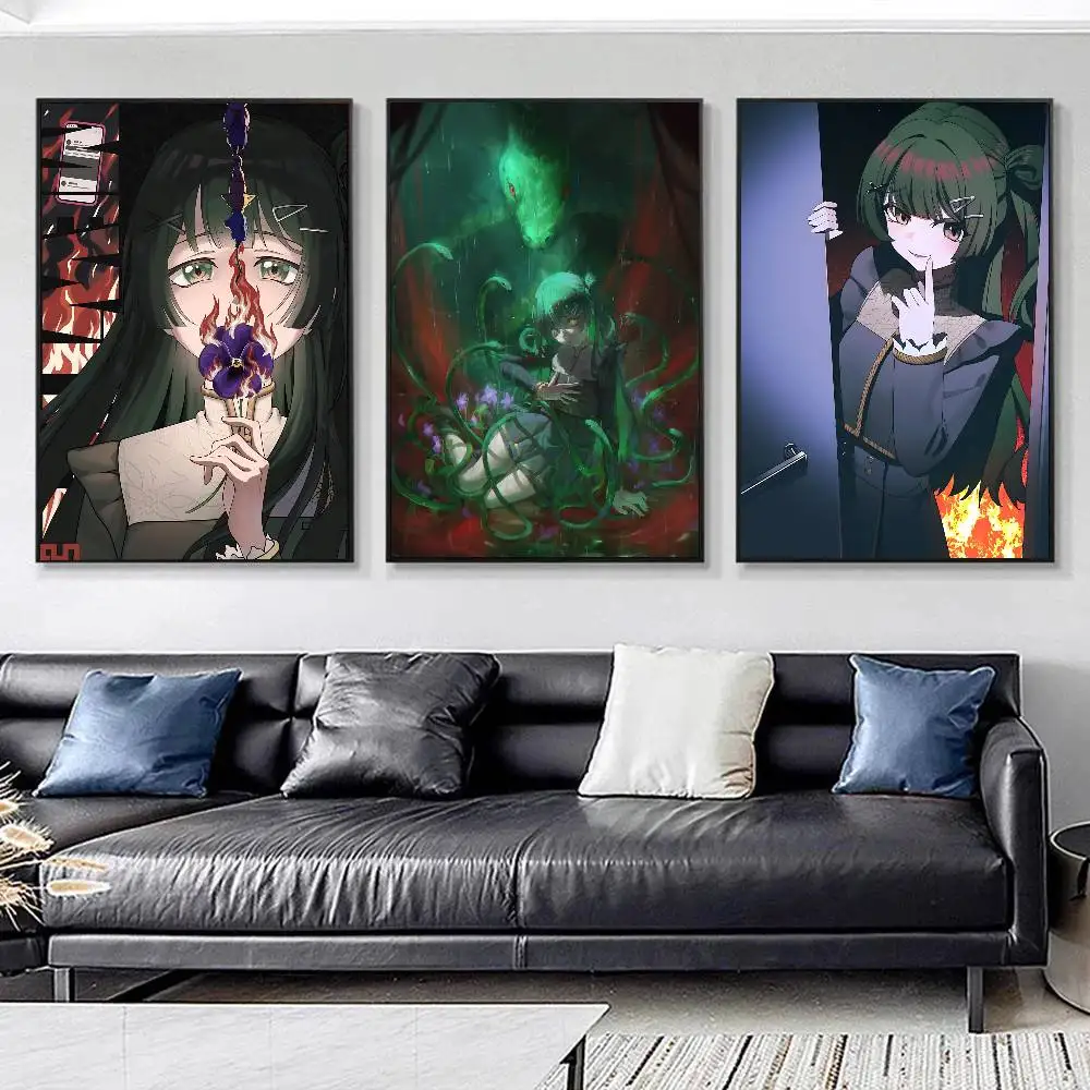 1pc Anime Game B-BanG D-Dream Viola Posters HD Print Vintage Wall Art Decor for Home Study Room
